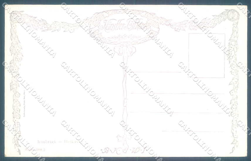 Artist Signed Hofecher Innsbruck HofKirche BKWI 288-2 cartolina postcard TW2139 – retro