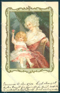 Artist Signed Simrock Lady Child Art Nouveau Meissner Buch serie 1066 pc TW2148 – fronte