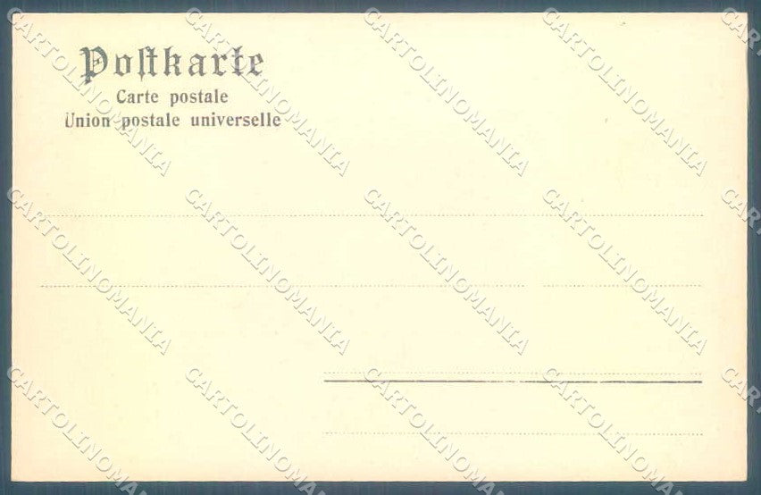 Artist Signed H. Starkloff Lady Family Toys Children cartolina postcard TW2163 – retro