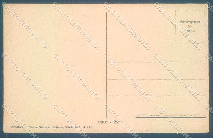 Artist Signed Fashion Lady Art Nouveau serie 3280-22 cartolina postcard TW2167 – retro