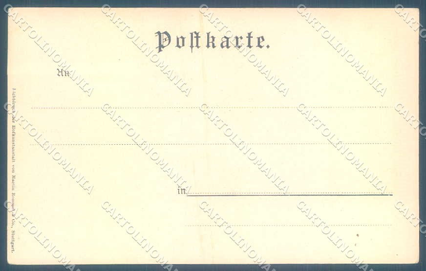 Artist Signed Hendschel Man Goose Rommel & Co. Serie 11 postcard TW2169 – retro