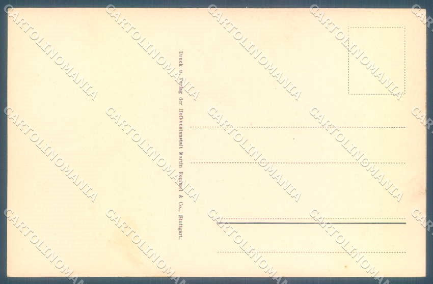 Artist Signed Hendschel Man Goose Rommel & Co. Serie 7 cartolina postcard TW2170 – retro
