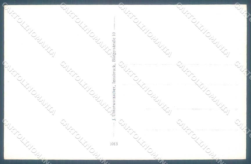 Artist Signed Thomas Riss Man Meran serie 1013 cartolina postcard TW2177 – retro