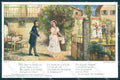 Artist Signed Broch Lady Man Das Dreimuderlhaus Bunte Reihe 74 postcard TW2179 – fronte