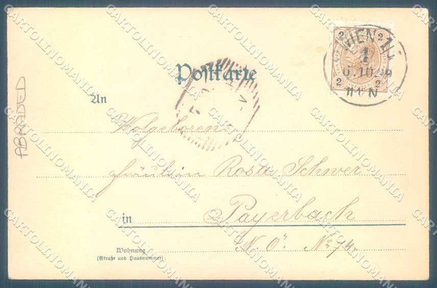 Artist Signed Edgar Schmidt Fashion Lady Military Man postcard TW2184 – retro