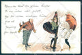 Artist Signed Lady Man Comic cartolina postcard TW2191 – fronte