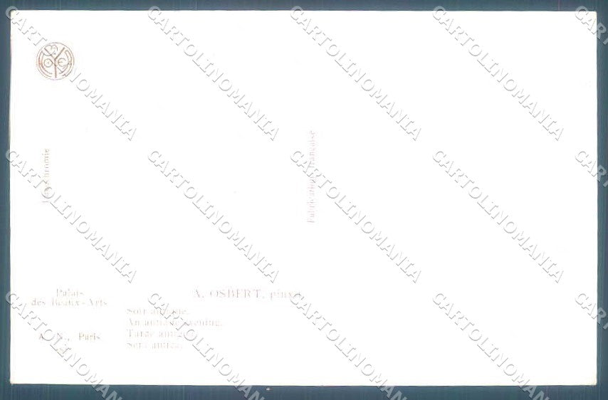 Artist Signed Osbert Lady Sea Noyer serie 585 cartolina postcard TW2200 – retro