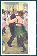Artist Signed J. Engelhart Lady Man Dance Maskenball BKWI 1126 postcard TW2202 – fronte