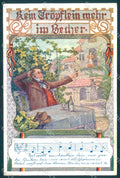 Artist Signed Ezel Man Toasting Musical Score Deutschen Verein 145 pc TW2207 – fronte