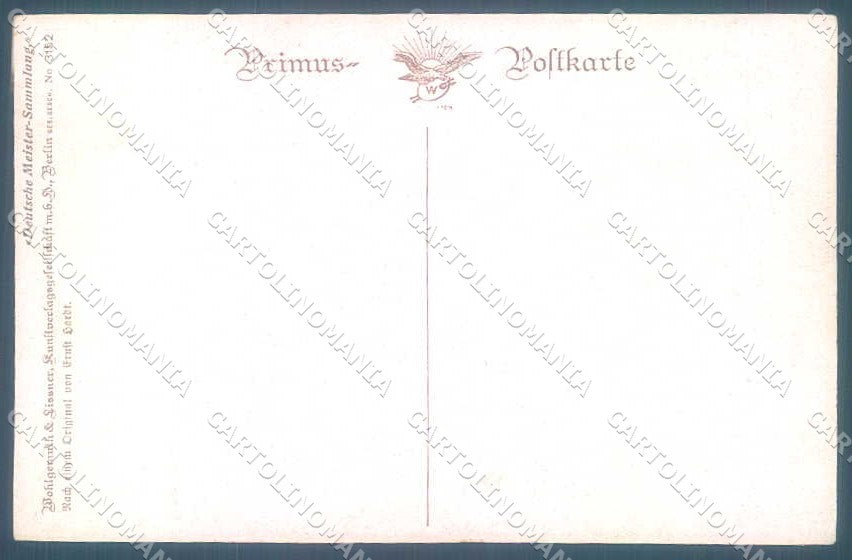 Artist Signed Ernst Hardt Romantic Couple Primus 3152 cartolina postcard TW2217 – retro