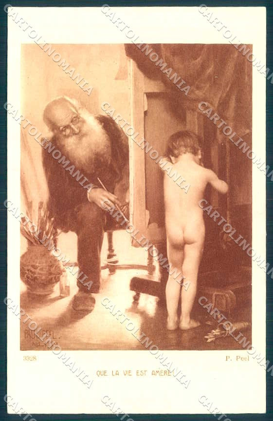 Artist Signed Paul Peel Cupid Salon de Paris serie 3328 postcard TW2222 – fronte