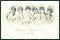 Greetings Lady New Year Erika 591 cartolina postcard TW2233 – fronte