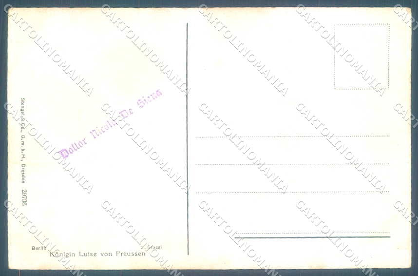 Artist Signed Grassi Berlin Konigin Luise von Preussen Stengel 29738 pc TW2265 – retro