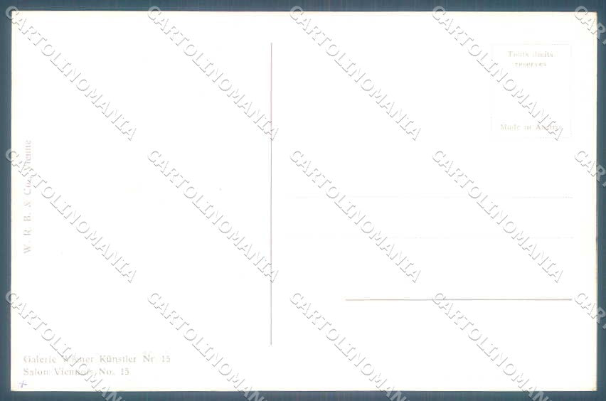 Artist Signed Strauch Lady Tailleur de Village WRB 15 cartolina postcard TW2286 – retro
