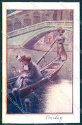 Artist Signed Sank Romantic Couple Venezia Philipp & Kramer LXIII-9 pc TW2288 – fronte