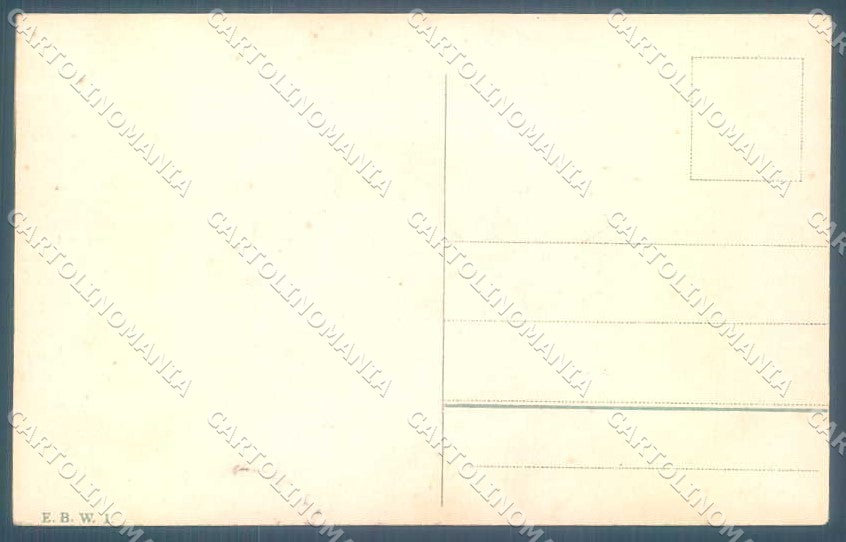 Greetings Postman Letter New Year E.B.W.I. cartolina postcard TW2300 – retro