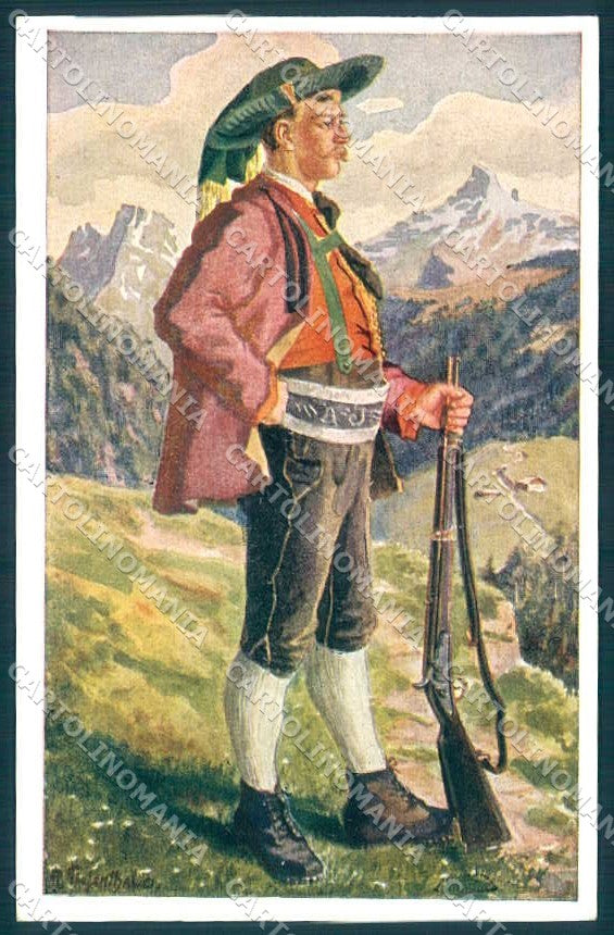 Artist Signed Tiefenthaler Tirol Type Wipptal serie II-16 postcard TW2310 – fronte