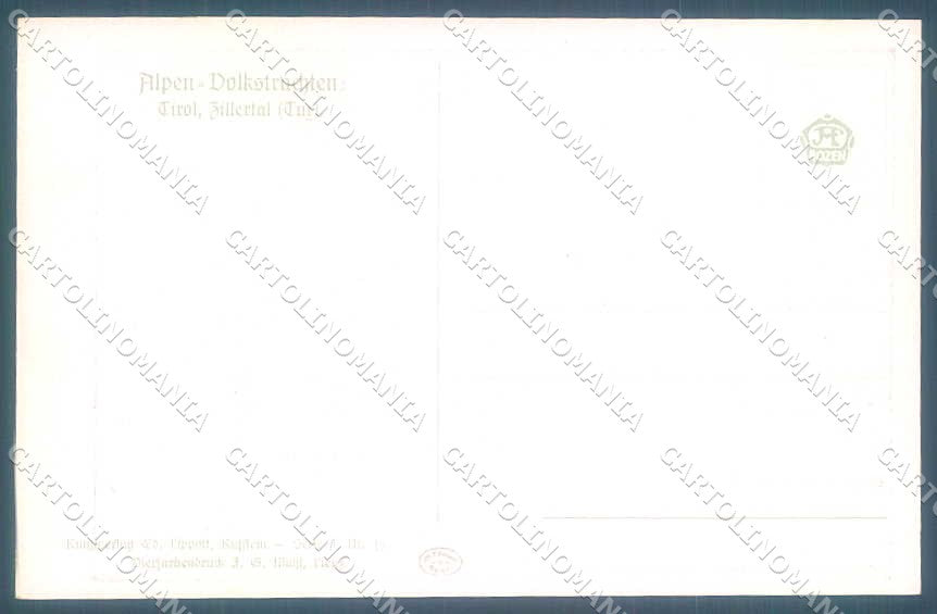 Artist Signed Tiefenthaler Tirol Type Zillertal serie II-19 postcard TW2311 – retro