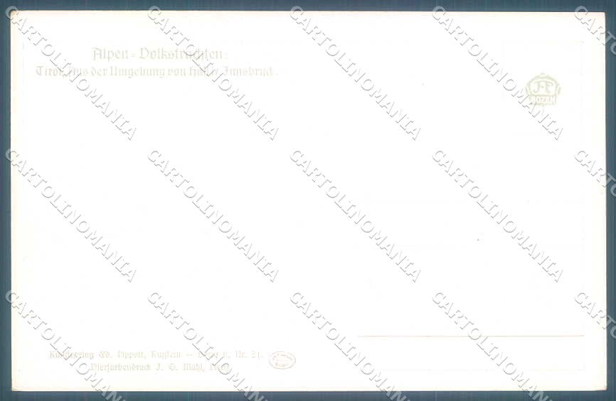 Artist Signed Tiefenthaler Tirol Type Innsbruck serie II-21 postcard TW2313 – retro