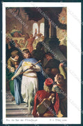 Artist Signed Piloty Aus der Zeit der Minnesanger serie 263-4509 postcard TW2314 – fronte