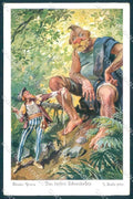 Artist Signed G. Hinke Fairy Tales Grimm serie 299-4780 CORNER CREASE pc TW2325 – fronte