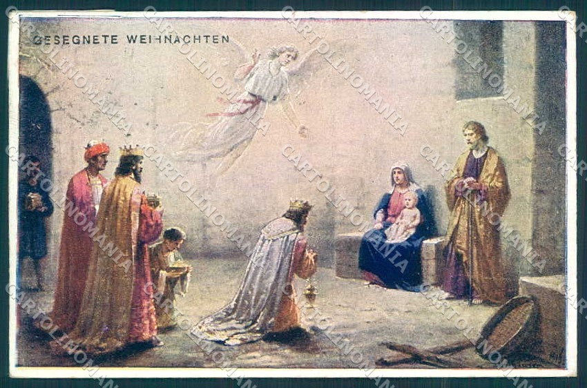 Greetings Nativity Family Magic King Angel Christmas H.H.i.W. 1602 pc TW2339 – fronte