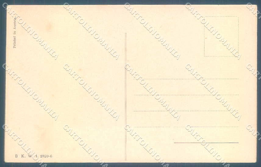 Greetings Fashion Lady Christmas Viennoise BKWI 2820-6 cartolina postcard TW2346 – retro