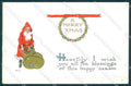 Greetings Christmas Santa Toy Doll Relief serie 7010 cartolina postcard TW2351 – fronte