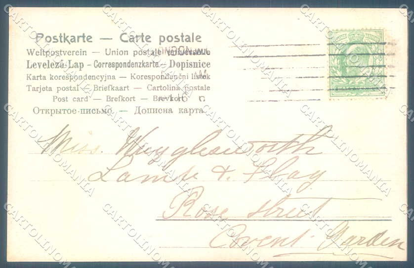 Artist Signed Geiger Easter Lady Egg Child cartolina postcard TW2358 – retro