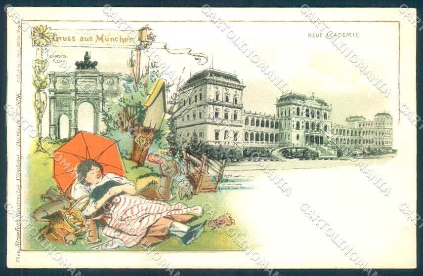 Artist Signed Sieges Thor Munchen Lady Gruss aus Theo Stroefer 5006 pc TW2362 – fronte