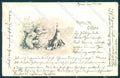 Greetings Easter Child Boy Hare Egg ESD serie 8080 cartolina postcard TW2405 – fronte