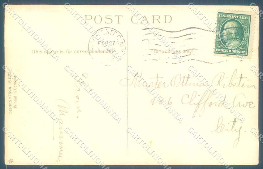 Greetings Birthday Flower Relief serie 694 cartolina Postcard TW2465 – retro