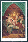 Artist Signed Kubel Snowhite Gnome Grimm serie 147-3859 postcard TW2478 – fronte