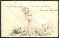 Artist Signed Kratki New Year Fashion Lady Pig Viennoise serie 1097 pc TW2480 – fronte
