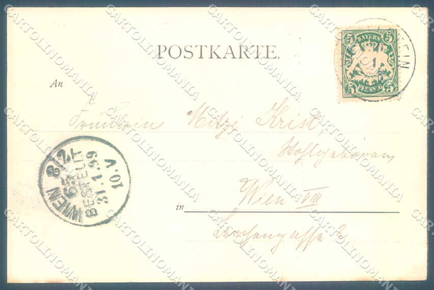 Artist Signed Torggler Fashion Lady Mail Box Ackermann 571 postcard TW2485 – retro