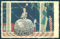 Artist Signed Lady Romantic Couple Venezia Gondola CCM 2590 postcard TW2506 – fronte