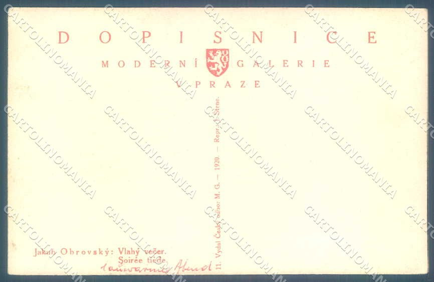 Artist Signed Jakub Obrovsky Nude Lady Borzoi Dog serie 11 ABRADED pc TW2514 – retro