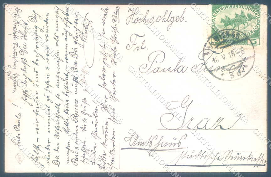 Artist Signed Usabal Fashion Lady PFB serie 3892-4 cartolina postcard TW2525 – retro
