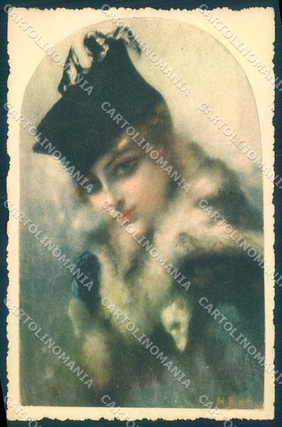 Artist Signed Bettinelli Glamour Fashion Lady cartolina postcard TW2531 – fronte
