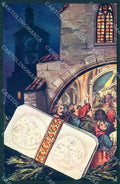 Artist Signed Kruszewski Christmas Holy Family serie 404-2 pc TW2532 – fronte
