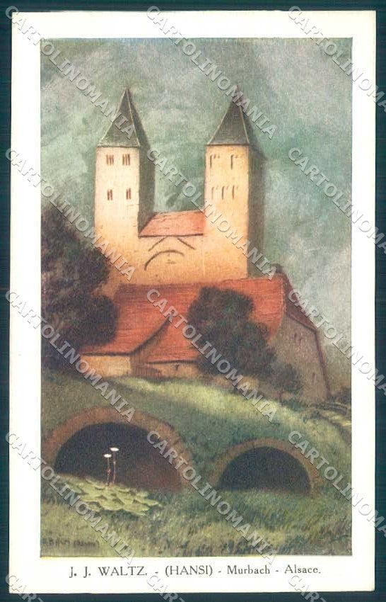 Artist Signed J.J. Waltz Murbach Alsace serie 178 cartolina postcard TW2546 – fronte
