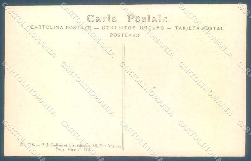 Artist Signed J.J. Waltz Murbach Alsace serie 178 cartolina postcard TW2546 – retro