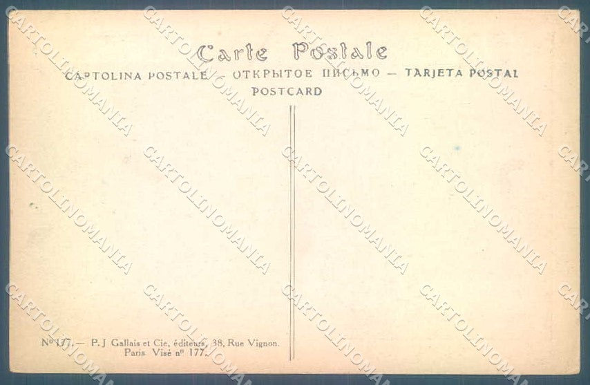 Artist Signed J.J. Waltz Colmar Maisons serie 177 cartolina postcard TW2547 – retro