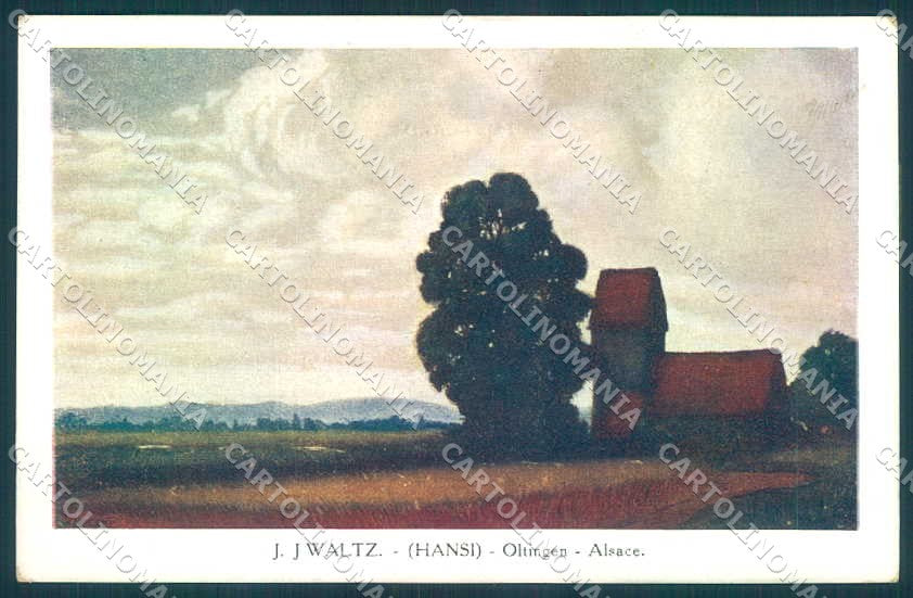 Artist Signed J.J. Waltz Oltingen Alsace serie176 cartolina postcard TW2549 – fronte