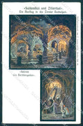 Artist Signed Rutschbahn Salzsee von Berchtesgaden cartolina postcard TW2551 – fronte