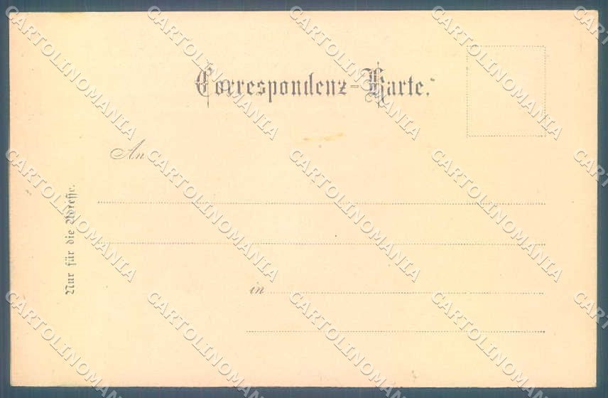 Artist Signed Gruner Urania Jubilaums 1898 Ausstellung cartolina postcard TW2560 – retro