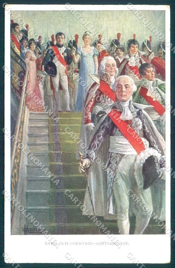 Artist Signed Napoleone Royalty MM Vienne 798 cartolina postcard TW2565 – fronte