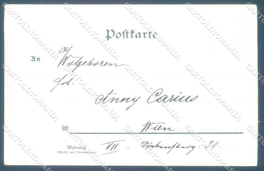 Artist Signed F. Stassen Lady Elsa Richard Wagner serie II postcard TW2567 – retro