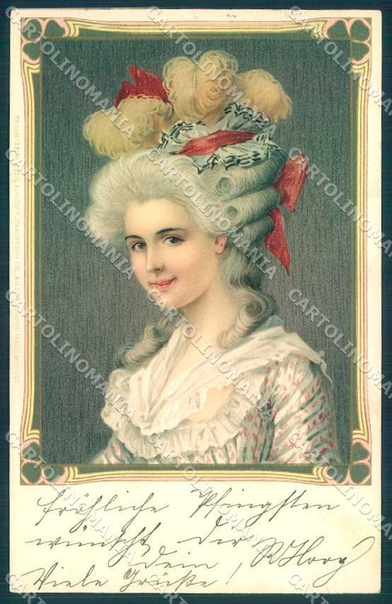 Artist Signed Fashion Glamour Lady Meissner & Buch 1191 postcard TW2579 – fronte