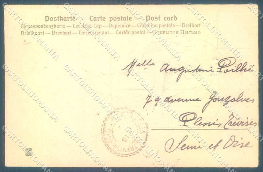 Artist Signed Fashion Lady Pittius cartolina postcard TW2583 – retro